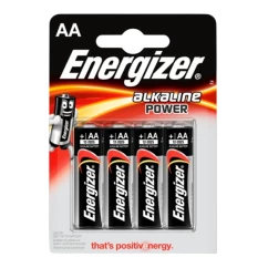 Батарейки цилиндрические ENERGIZER щелочные LR6 АА MAX 4 шт (ENR LR6M-4B)