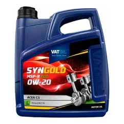 Моторна олива VatOil SynGold MSP-R ECO 0W-20 4л