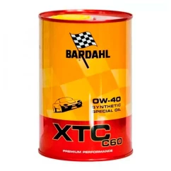 Моторна олива Bardahl XTC C60 0W-40 Auto SL/CF 1 л (300039)