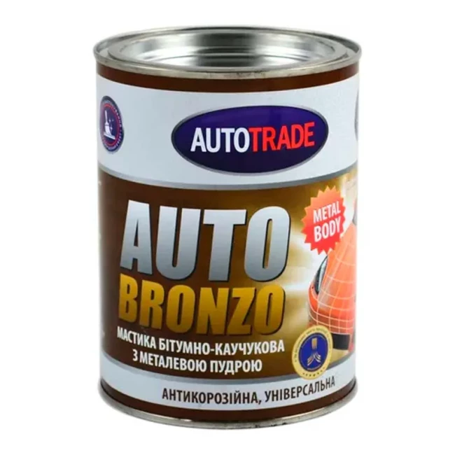 Мастика битумно-каучуковая Autotrade бронза 5л (50111)