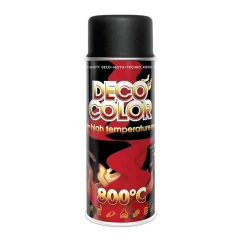 Краска жаростойка 800°С DecoСolor черный 400мл (753968) Краска жаростойка 800°С DecoСolor черный 400мл (753968)
