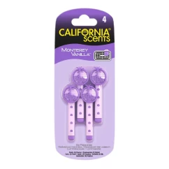 Ароматизатор California Scents Monterey Vanilla кліпси-стрижні 4 шт  (E303204002)