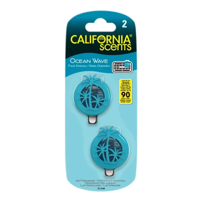 Ароматизатор California Scents Ocean Wave мінідифузор 2 шт (E303648500)