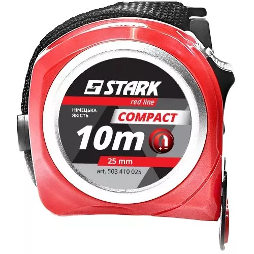 Рулетка Stark Compact 10 м x 25 мм (503410025) Рулетка Stark Compact 10 м x 25 мм (503410025)
