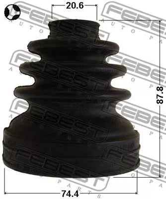 Febest 0115-ZZE150T Пыльник шруса
