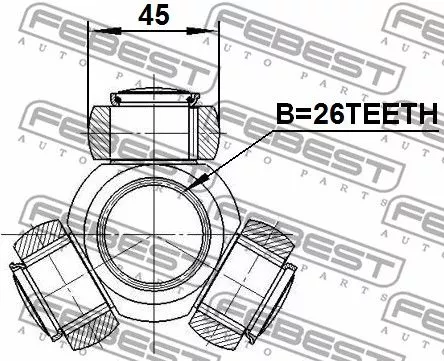 Febest 0116-AGV10 ШРУС