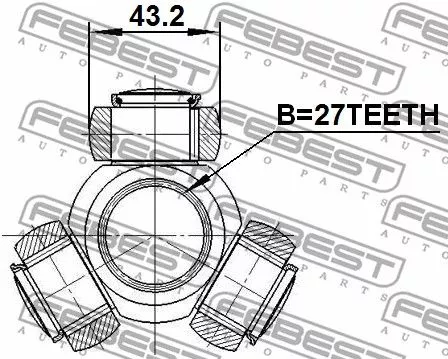 Febest 0116-MCV30 ШРУС