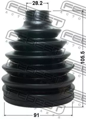 Febest 0117P-ACA30 Пыльник шруса