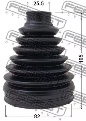 Febest 0117P-ZZE150 Пыльник шруса