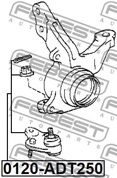 Febest 0120-ADT250 Шаровая опора