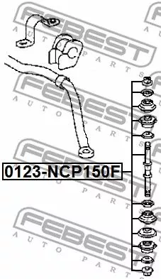 Febest 0123-NCP150F Стійка стабілізатора