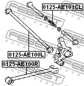 Febest 0125-AE101CL Рычаг подвески