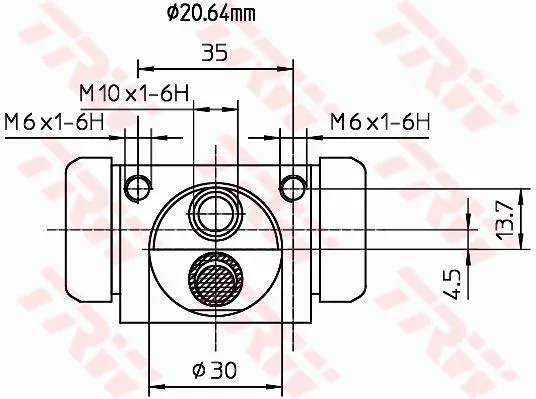 Trw BWF318 Колесный тормозный цилиндр