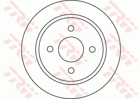 Trw DF1654 Тормозные диски