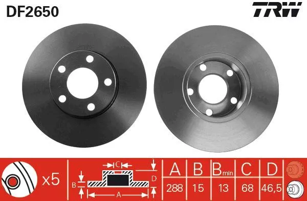 Trw DF2650 Диски