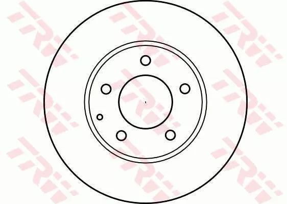 Trw DF4012 Тормозные диски