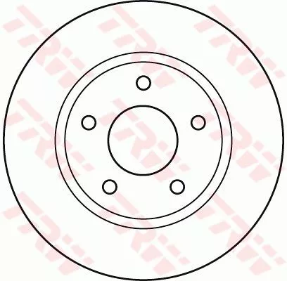 Trw DF4933 Тормозные диски