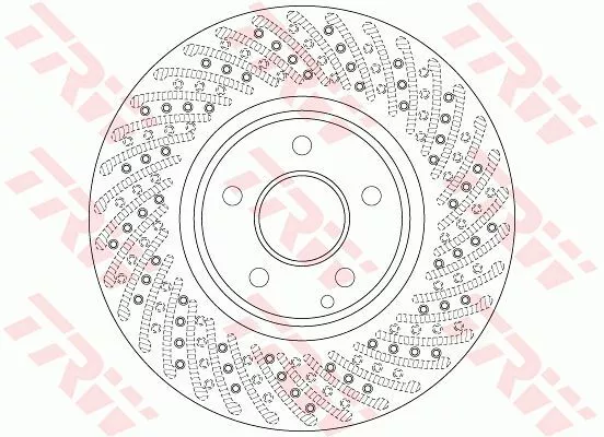 Trw DF6079S Тормозные диски