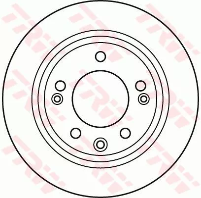Trw DF6123 Гальмівні диски