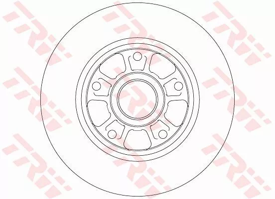 Trw DF6182 Тормозные диски