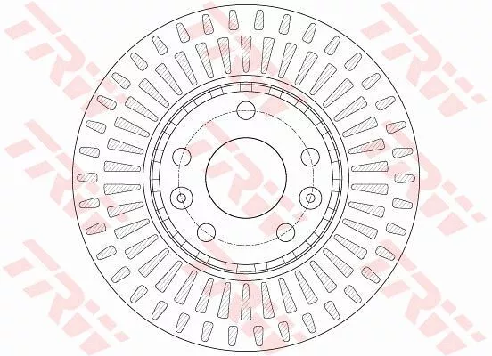 Trw DF6184 Тормозные диски