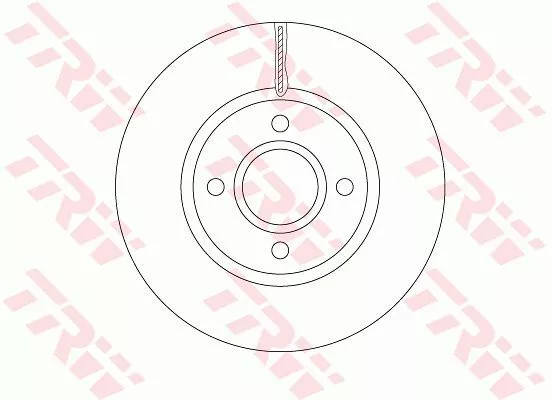 Trw DF6509 Тормозные диски