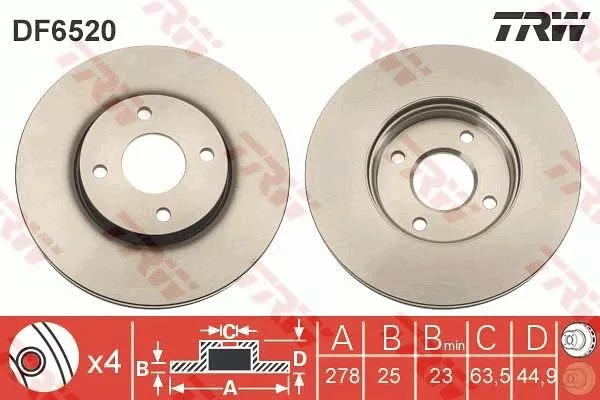 Trw DF6520 Диски