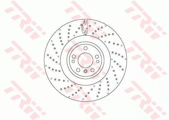 Trw DF6687S Тормозные диски