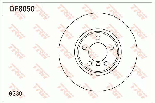 Trw DF8050 Тормозные диски