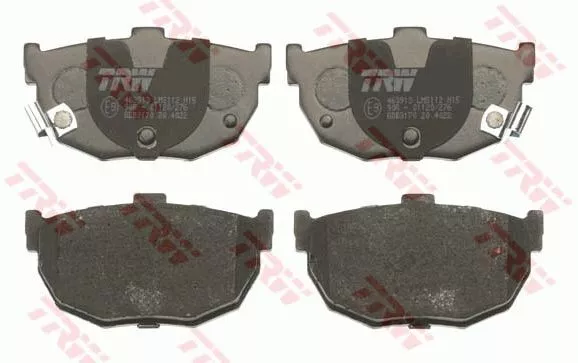 Trw GDB3170 Гальмівні колодки