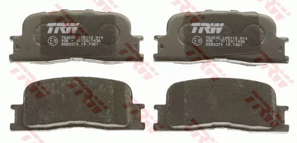 Trw GDB3374 Тормозные колодки