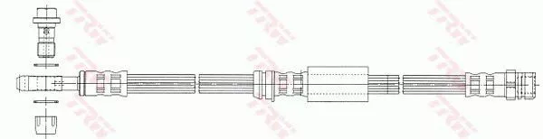Trw PHD1014 Тормозной шланг