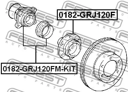 Febest 0182-GRJ120F Ступица