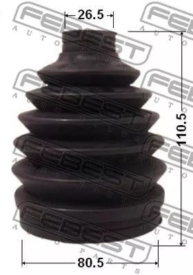 Febest 0217P-J1016 Пыльник шруса