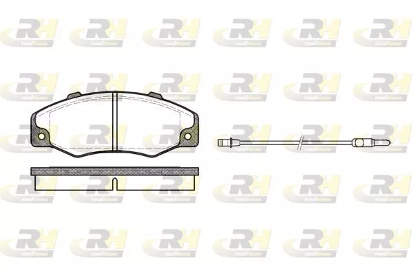 ROADHOUSE 222002 Гальмівні колодки