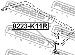 Febest 0223-K11R Стойка стабилизатора