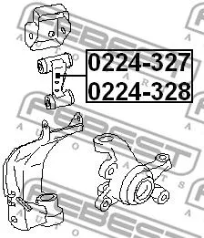 Febest 0224-328 Рычаг подвески