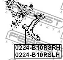Febest 0224-B10RSRH Рычаг подвески