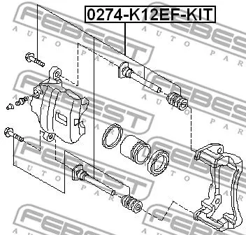 Febest 0274-K12EF-KIT Автозапчастини