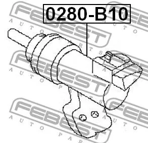 Febest 0280-B10 Робочий циліндр зчеплення