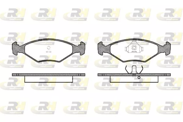 ROADHOUSE 228100 Тормозные колодки