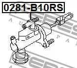 Febest 0281-B10RS Головний циліндр сцеплення