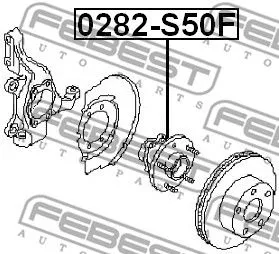 Febest 0282-S50F Ступица