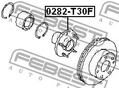 Febest 0282-T30F Ступица