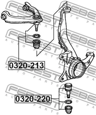 Febest 0320-220 Шаровая опора