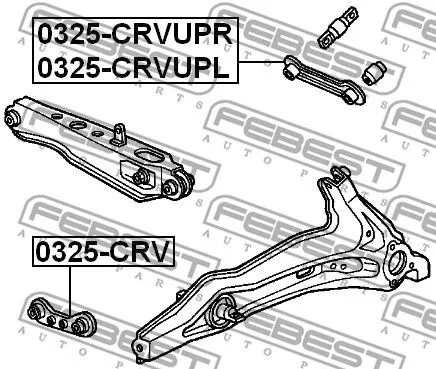 Febest 0325-CRV Рычаг подвески