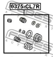 Febest 0375-CL7R Ремкомплект тормозного суппорта