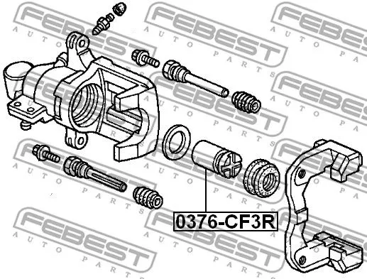 Febest 0376-CF3R Поршень тормозного суппорта