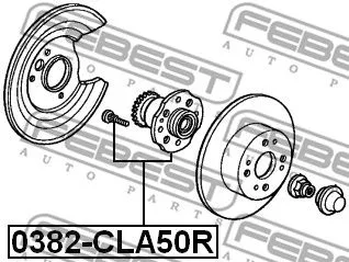 Febest 0382-CLA50R Ступица