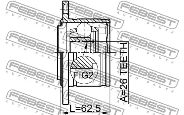 Febest 0411-K94RH ШРКШ